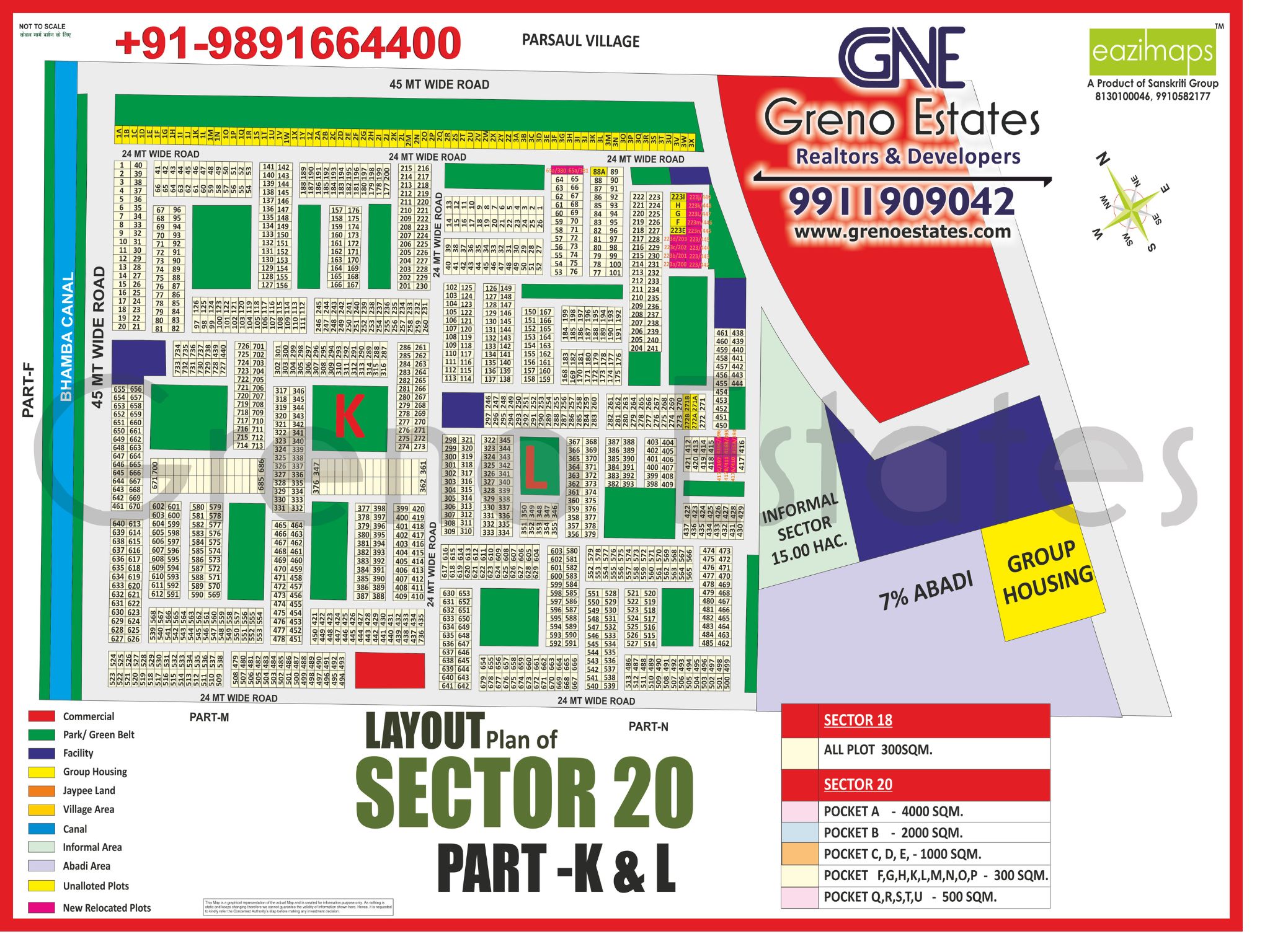 SECTOR 20 PART-K & L