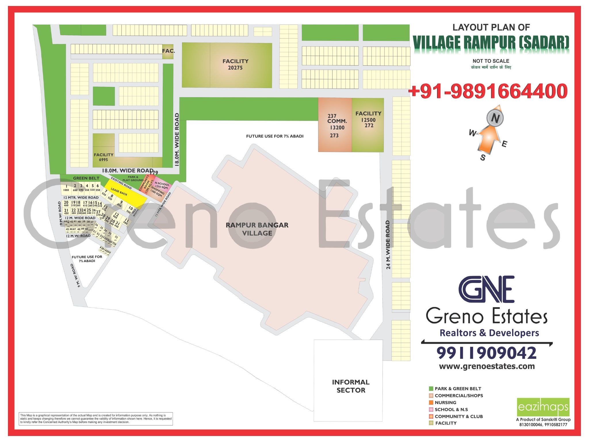 Vill. Rampur (Sadar) Greater Noida | Plot Layout Plan & Location Guide